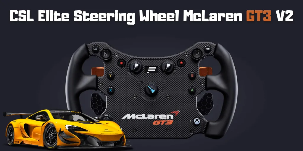 CSL Elite Steering Wheel McLaren GT3 V2