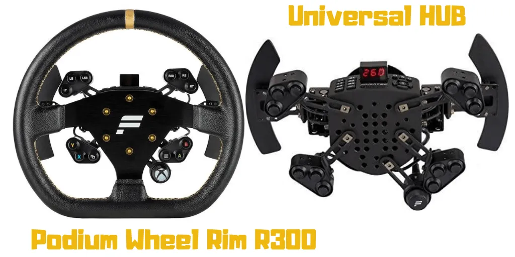 Simracing clubsport Steering Wheel R300