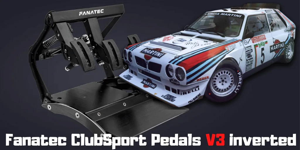 Fanatec ClubSport Pedals V3 inverted