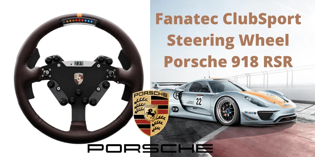Fanatec ClubSport Steering Wheel Porsche 918 RSR