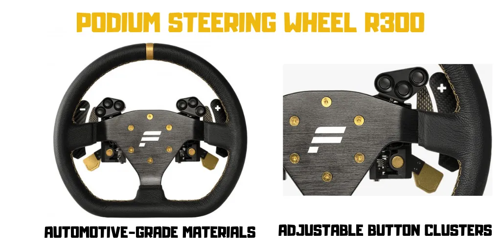 Podium Steering Wheel R300 Features