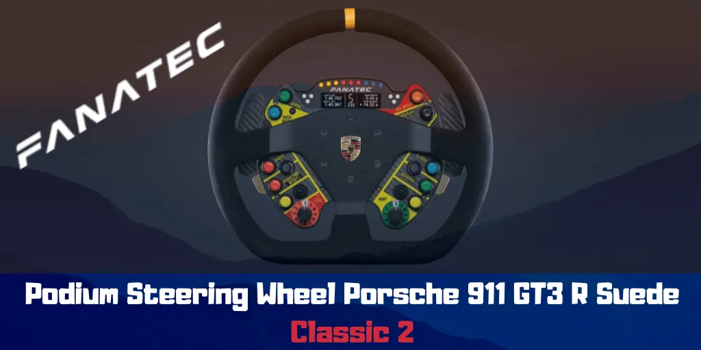 Podium Steering Wheel Porsche 911 GT3 R 