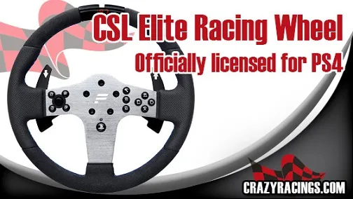 Review CSL Elite Racing Wheel Officially Licensed for PS4-CR1