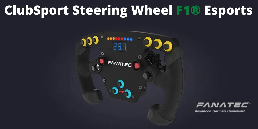 The Clubsport Steering Wheel F1 Esports
