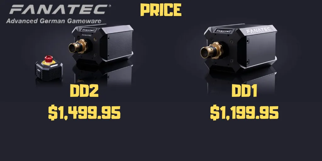 fanatec podium ddr1 and dd2 PRICE